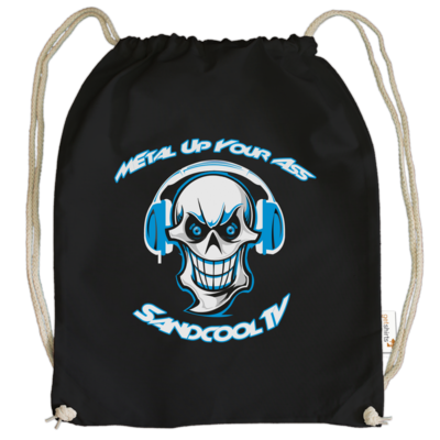 Motiv: Cotton Gymsac - Metal Up Your Ass - bestimme auf Wunsch Details wie Produkt, Grösse, Farbe und Position selbst ! Motiv: Cotton Gymsac - Metal Up Your Ass