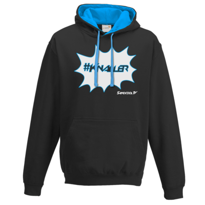Motiv: Two-Tone Hoodie - Knaller - bestimme auf Wunsch Details wie Produkt, Grösse, Farbe und Position selbst ! Motiv: Two-Tone Hoodie - Knaller
