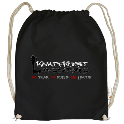 Motiv: Cotton Gymsac - Kampfkunst Lifestyle - Logo 1 - bestimme auf Wunsch Details wie Produkt, Grösse, Farbe und Position selbst ! Motiv: Cotton Gymsac - Kampfkunst Lifestyle - Logo 1