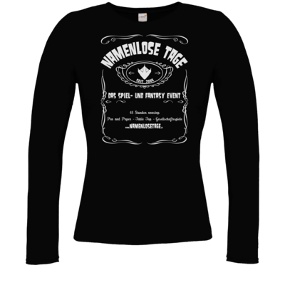 Motiv: Longsleeve Damen FAIR WEAR - Namenlose Tage - JD Style - bestimme auf Wunsch Details wie Produkt, Grösse, Farbe und Position selbst ! Motiv: Longsleeve Damen FAIR WEAR - Namenlose Tage - JD Style