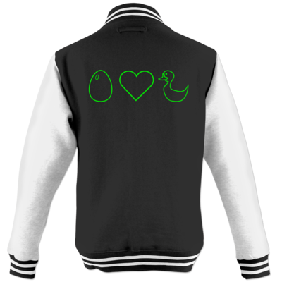 Motiv: College Jacke - NT23 kryptisch - bestimme auf Wunsch Details wie Produkt, Grösse, Farbe und Position selbst ! Motiv: College Jacke - NT23 kryptisch