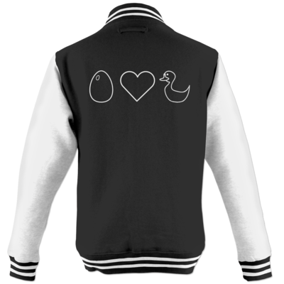 Motiv: College Jacke - kryptisch - bestimme auf Wunsch Details wie Produkt, Grösse, Farbe und Position selbst ! Motiv: College Jacke - kryptisch