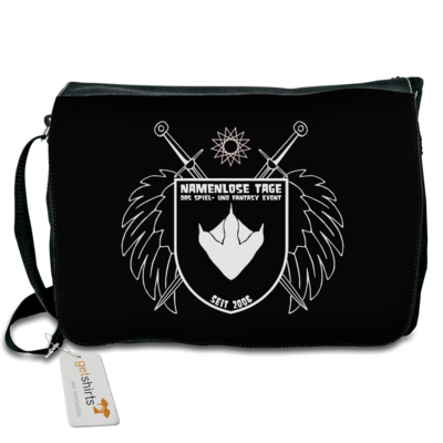 Motiv: Schultertasche - Namenlose Tage - Wappen Kissen - bestimme auf Wunsch Details wie Produkt, Grösse, Farbe und Position selbst ! Motiv: Schultertasche - Namenlose Tage - Wappen Kissen
