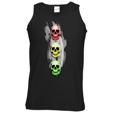 Motiv: Athletic Vest - Ampelskull - bestimme auf Wunsch Details wie Produkt, Grösse, Farbe und Position selbst ! Motiv: Athletic Vest - Ampelskull