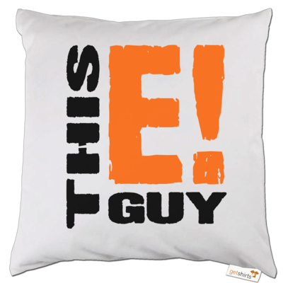 Motiv: Kissen - thisEguy - Logo - bestimme auf Wunsch Details wie Produkt, Grösse, Farbe und Position selbst ! Motiv: Kissen - thisEguy - Logo