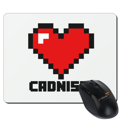 Motiv: Mousepad Textil - Cadniss - Logo - bestimme auf Wunsch Details wie Produkt, Grösse, Farbe und Position selbst ! Motiv: Mousepad Textil - Cadniss - Logo