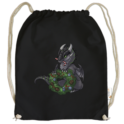 Motiv: Cotton Gymsac - Ulisses - Chibi - Weihnachtsmotiv 2 - bestimme auf Wunsch Details wie Produkt, Grösse, Farbe und Position selbst ! Motiv: Cotton Gymsac - Ulisses - Chibi - Weihnachtsmotiv 2