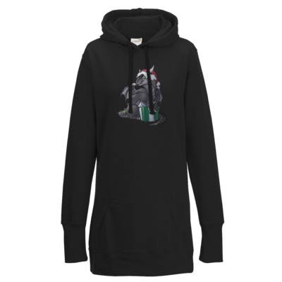Motiv: Lady Longline Hoodie - Ulisses - Chibi - Weihnachtsmotiv 3 - bestimme auf Wunsch Details wie Produkt, Grösse, Farbe und Position selbst ! Motiv: Lady Longline Hoodie - Ulisses - Chibi - Weihnachtsmotiv 3