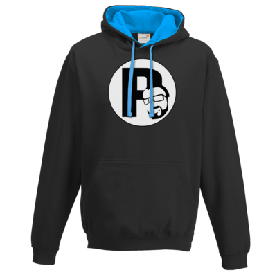 Motiv: Two-Tone Hoodie - DerPeci - Logo - bestimme auf Wunsch Details wie Produkt, Grösse, Farbe und Position selbst ! Motiv: Two-Tone Hoodie - DerPeci - Logo