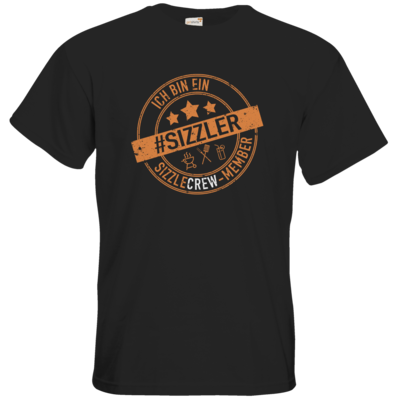 Motiv: T-Shirt Premium FAIR WEAR - sizzler_3_dunkel - bestimme auf Wunsch Details wie Produkt, Grösse, Farbe und Position selbst ! Motiv: T-Shirt Premium FAIR WEAR - sizzler_3_dunkel