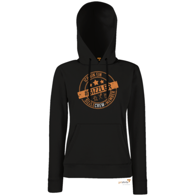 Motiv: Hoodie Damen Classic - sizzler_3_dunkel - bestimme auf Wunsch Details wie Produkt, Grösse, Farbe und Position selbst ! Motiv: Hoodie Damen Classic - sizzler_3_dunkel
