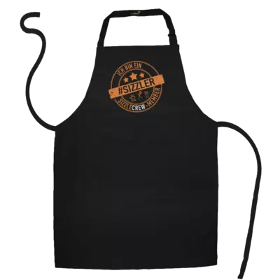 Motiv: Schürze - sizzler_3_dunkel - bestimme auf Wunsch Details wie Produkt, Grösse, Farbe und Position selbst ! Motiv: Schürze - sizzler_3_dunkel