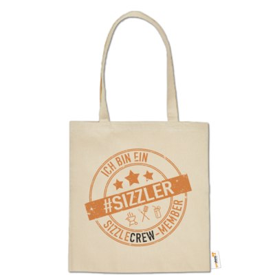 Motiv: Baumwolltasche - sizzler_3_dunkel - bestimme auf Wunsch Details wie Produkt, Grösse, Farbe und Position selbst ! Motiv: Baumwolltasche - sizzler_3_dunkel