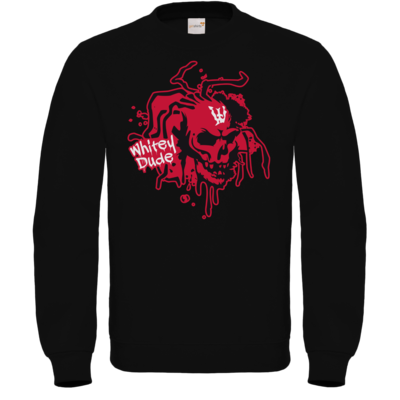 Motiv: Sweatshirt FAIR WEAR - Whitey - Logo rot - bestimme auf Wunsch Details wie Produkt, Grösse, Farbe und Position selbst ! Motiv: Sweatshirt FAIR WEAR - Whitey - Logo rot