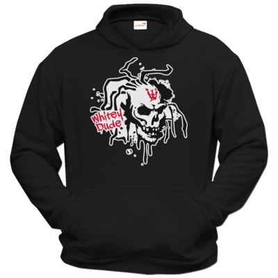 Motiv: Hoodie Classic - Whitey - Logo - bestimme auf Wunsch Details wie Produkt, Grösse, Farbe und Position selbst ! Motiv: Hoodie Classic - Whitey - Logo