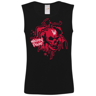 Motiv: Athletic Vest FAIR WEAR - Whitey - Logo rot - bestimme auf Wunsch Details wie Produkt, Grösse, Farbe und Position selbst ! Motiv: Athletic Vest FAIR WEAR - Whitey - Logo rot
