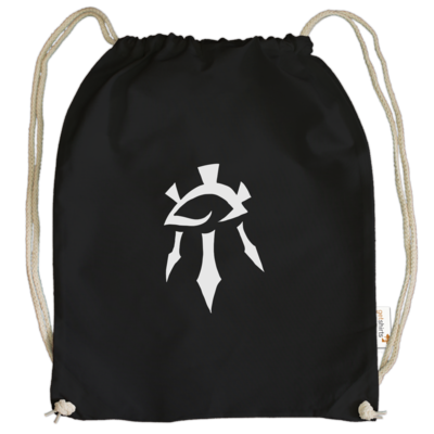 Motiv: Cotton Gymsac - Krieger Symbol - bestimme auf Wunsch Details wie Produkt, Grösse, Farbe und Position selbst ! Motiv: Cotton Gymsac - Krieger Symbol