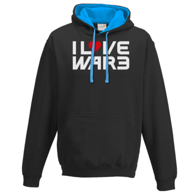 Motiv: Two-Tone Hoodie - Back2Warcraft - I love War3 