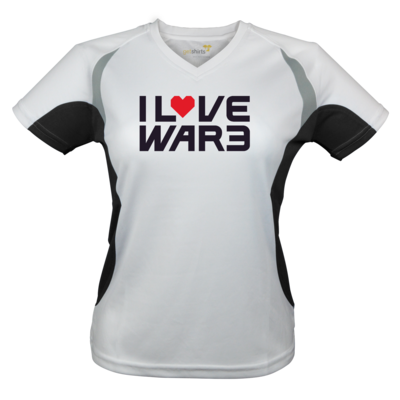 Motiv: Laufshirt Lady Running T - Back2Warcraft - I love War3 
