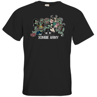 Motiv: T-Shirt Premium FAIR WEAR - Xaly - Xombie Army - bestimme auf Wunsch Details wie Produkt, Grösse, Farbe und Position selbst ! Motiv: T-Shirt Premium FAIR WEAR - Xaly - Xombie Army