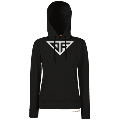 Motiv: Hoodie Damen Classic - DF Logo - bestimme auf Wunsch Details wie Produkt, Grösse, Farbe und Position selbst ! Motiv: Hoodie Damen Classic - DF Logo