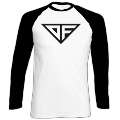 Motiv: Longsleeve Baseball T - DF Logo - bestimme auf Wunsch Details wie Produkt, Grösse, Farbe und Position selbst ! Motiv: Longsleeve Baseball T - DF Logo