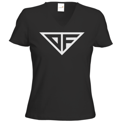 Motiv: T-Shirts Damen V-Neck FAIR WEAR - DF Logo - bestimme auf Wunsch Details wie Produkt, Grösse, Farbe und Position selbst ! Motiv: T-Shirts Damen V-Neck FAIR WEAR - DF Logo