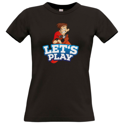 Motiv: T-Shirt Damen Premium FAIR WEAR - LootBoy - Lets Play - bestimme auf Wunsch Details wie Produkt, Grösse, Farbe und Position selbst ! Motiv: T-Shirt Damen Premium FAIR WEAR - LootBoy - Lets Play