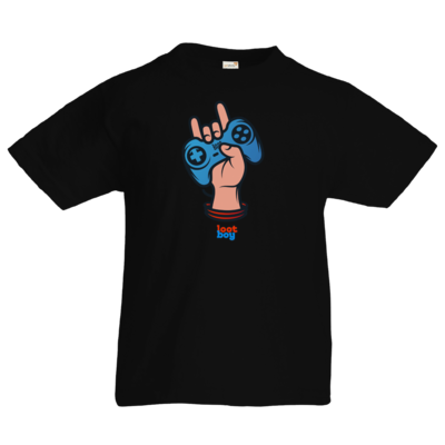 Motiv: Kids T-Shirt Premium FAIR WEAR - LootBoy - Hand up - bestimme auf Wunsch Details wie Produkt, Grösse, Farbe und Position selbst ! Motiv: Kids T-Shirt Premium FAIR WEAR - LootBoy - Hand up