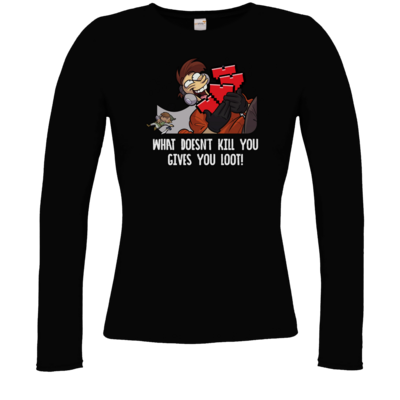 Motiv: Longsleeve Damen FAIR WEAR - LootBoy - Kill You - bestimme auf Wunsch Details wie Produkt, Grösse, Farbe und Position selbst ! Motiv: Longsleeve Damen FAIR WEAR - LootBoy - Kill You