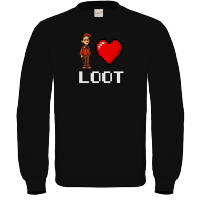 Motiv: Sweatshirt FAIR WEAR - LootBoy - Pixel Loot - bestimme auf Wunsch Details wie Produkt, Grösse, Farbe und Position selbst ! Motiv: Sweatshirt FAIR WEAR - LootBoy - Pixel Loot