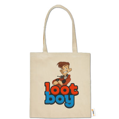 Motiv: Baumwolltasche - LootBoy - Logo - bestimme auf Wunsch Details wie Produkt, Grösse, Farbe und Position selbst ! Motiv: Baumwolltasche - LootBoy - Logo