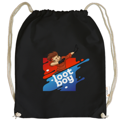 Motiv: Cotton Gymsac - LootBoy - The Dab - bestimme auf Wunsch Details wie Produkt, Grösse, Farbe und Position selbst ! Motiv: Cotton Gymsac - LootBoy - The Dab