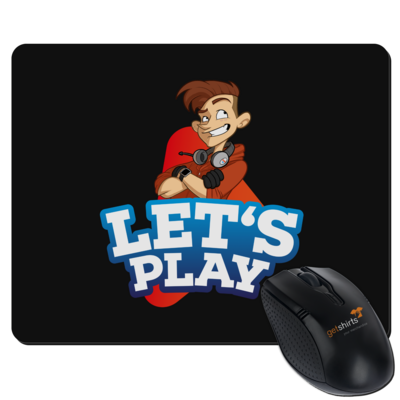 Motiv: Mousepad Textil - LootBoy - Lets Play 