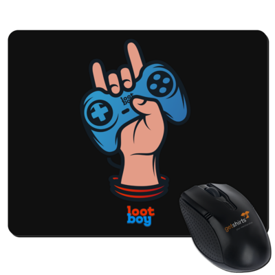 Motiv: Mousepad Textil - LootBoy - Hand up 