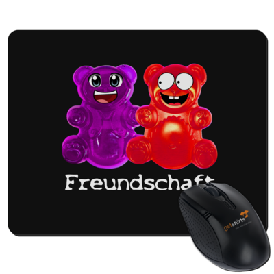 Motiv: Mousepad Textil - Lucky - Freundschaft 