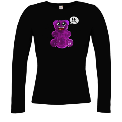 Motiv: Longsleeve Damen FAIR WEAR - Lucky - Logo Maedchen - bestimme auf Wunsch Details wie Produkt, Grösse, Farbe und Position selbst ! Motiv: Longsleeve Damen FAIR WEAR - Lucky - Logo Maedchen