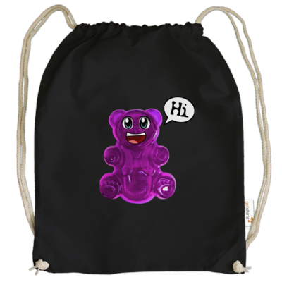 Motiv: Cotton Gymsac - Lucky - Logo Maedchen - bestimme auf Wunsch Details wie Produkt, Grösse, Farbe und Position selbst ! Motiv: Cotton Gymsac - Lucky - Logo Maedchen