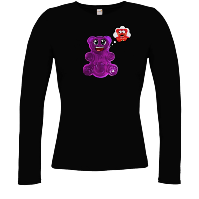 Motiv: Longsleeve Damen FAIR WEAR - Lucky - Maedchen - bestimme auf Wunsch Details wie Produkt, Grösse, Farbe und Position selbst ! Motiv: Longsleeve Damen FAIR WEAR - Lucky - Maedchen