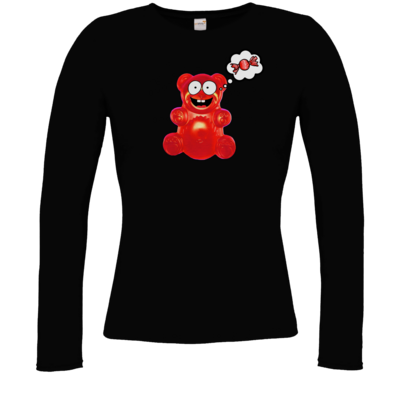 Motiv: Longsleeve Damen FAIR WEAR - Lucky - Candy - bestimme auf Wunsch Details wie Produkt, Grösse, Farbe und Position selbst ! Motiv: Longsleeve Damen FAIR WEAR - Lucky - Candy
