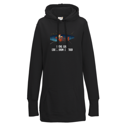 Motiv: Lady Longline Hoodie - Lootboy - Doing Good - bestimme auf Wunsch Details wie Produkt, Grösse, Farbe und Position selbst ! Motiv: Lady Longline Hoodie - Lootboy - Doing Good