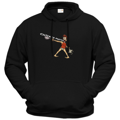 Motiv: Hoodie Premium FAIR WEAR - LootBoy - Chicken Party - bestimme auf Wunsch Details wie Produkt, Grösse, Farbe und Position selbst ! Motiv: Hoodie Premium FAIR WEAR - LootBoy - Chicken Party