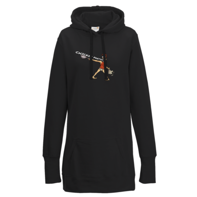 Motiv: Lady Longline Hoodie - LootBoy - Chicken Party - bestimme auf Wunsch Details wie Produkt, Grösse, Farbe und Position selbst ! Motiv: Lady Longline Hoodie - LootBoy - Chicken Party