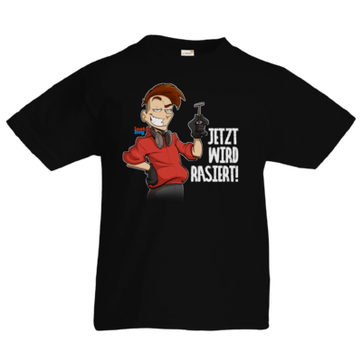Motiv: Kids T-Shirt Premium FAIR WEAR - LootBoy - Jetzt wird rasiert - bestimme auf Wunsch Details wie Produkt, Grösse, Farbe und Position selbst ! Motiv: Kids T-Shirt Premium FAIR WEAR - LootBoy - Jetzt wird rasiert