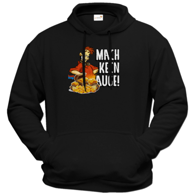 Motiv: Hoodie Premium FAIR WEAR - LootBoy - Mach Kein Auge - bestimme auf Wunsch Details wie Produkt, Grösse, Farbe und Position selbst ! Motiv: Hoodie Premium FAIR WEAR - LootBoy - Mach Kein Auge
