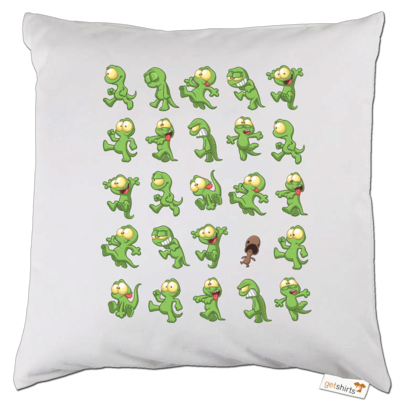 Motiv: Kissen - Gronkh - Walking Lurchs - bestimme auf Wunsch Details wie Produkt, Grösse, Farbe und Position selbst ! Motiv: Kissen - Gronkh - Walking Lurchs