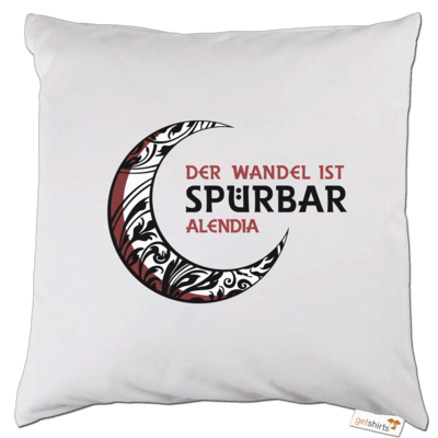 Motiv: Kissen - Alendia - Der Wandel ist spürbar - bestimme auf Wunsch Details wie Produkt, Grösse, Farbe und Position selbst ! Motiv: Kissen - Alendia - Der Wandel ist spürbar