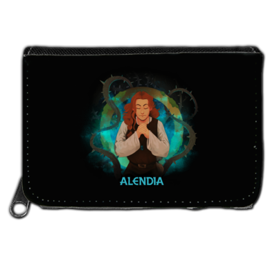 Motiv: Geldboerse - Alendia - Logo - bestimme auf Wunsch Details wie Produkt, Grösse, Farbe und Position selbst ! Motiv: Geldboerse - Alendia - Logo