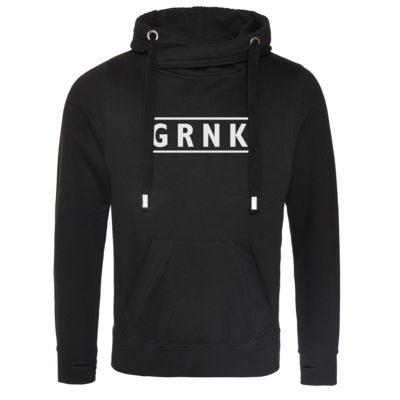 Motiv: Cross Neck Hoodie - Grnk - bestimme auf Wunsch Details wie Produkt, Grösse, Farbe und Position selbst ! Motiv: Cross Neck Hoodie - Grnk