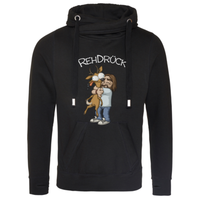 Motiv: Cross Neck Hoodie - RehDrueck - bestimme auf Wunsch Details wie Produkt, Grösse, Farbe und Position selbst ! Motiv: Cross Neck Hoodie - RehDrueck